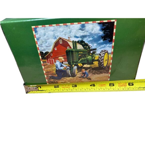 John Deere Mailbox Tin Bank  With Original Unopened Sealed Box - Picture 7 of 10